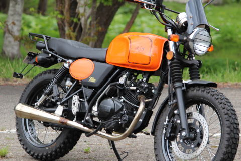 AJSのレンタルバイク 「テンペストスクランブラー125